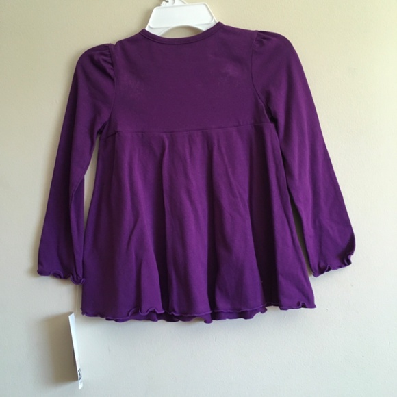 Kids Headquarters 2 Pc. Purple top& leggings set, Little Girl size 5. - Picture 3 of 10